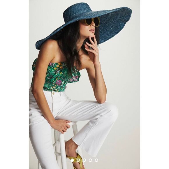 NWT Anthropologie Maeve Woven Halter Top Size XL - Picture 2 of 11